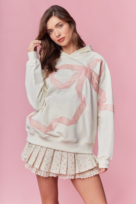 Bow & Lace Hoodie   (ships 2 weeks)