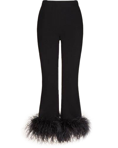 Black Feather Pants (PREORDER)