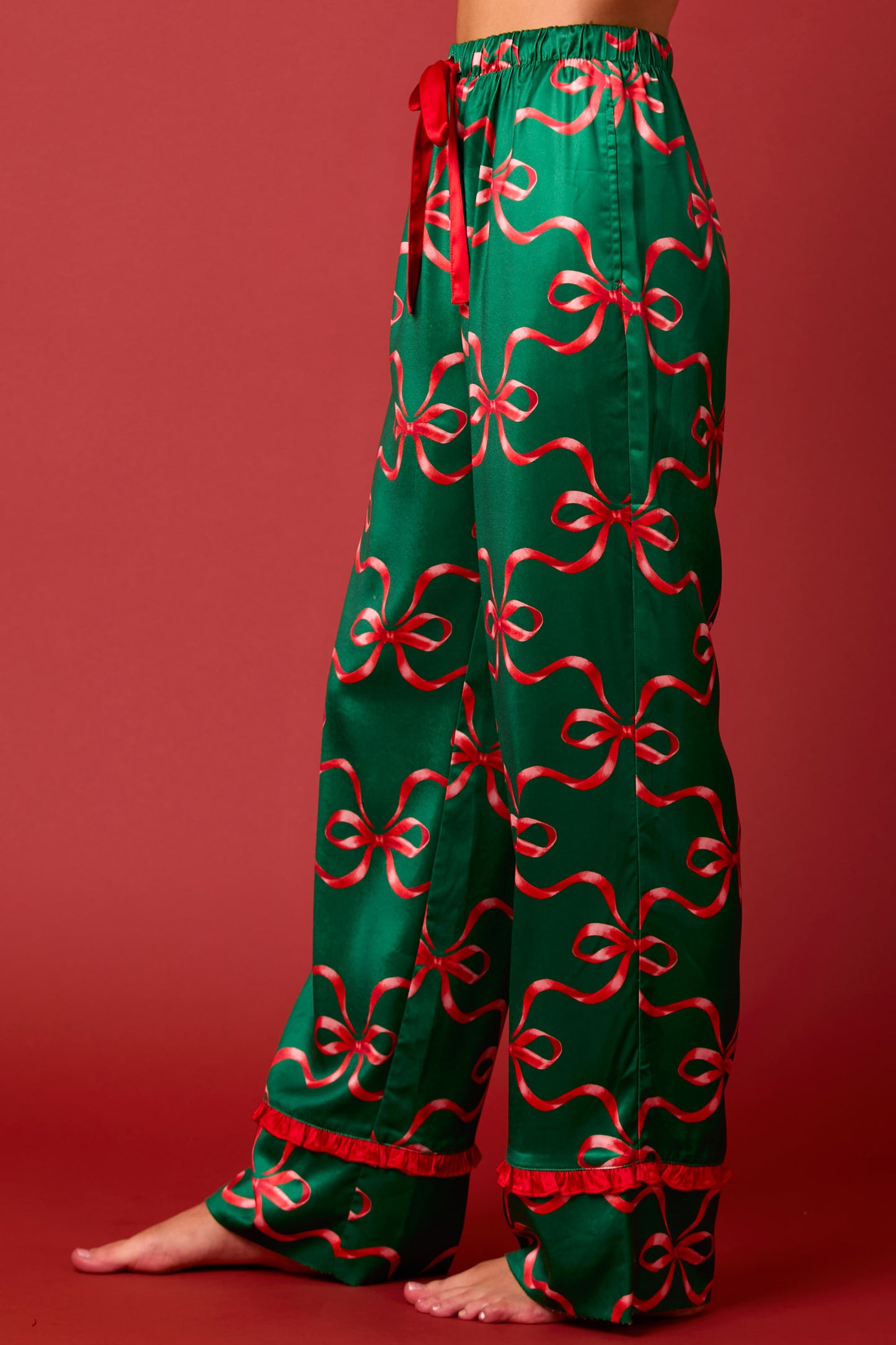 Red & Green Bow Pajamas PREORDER