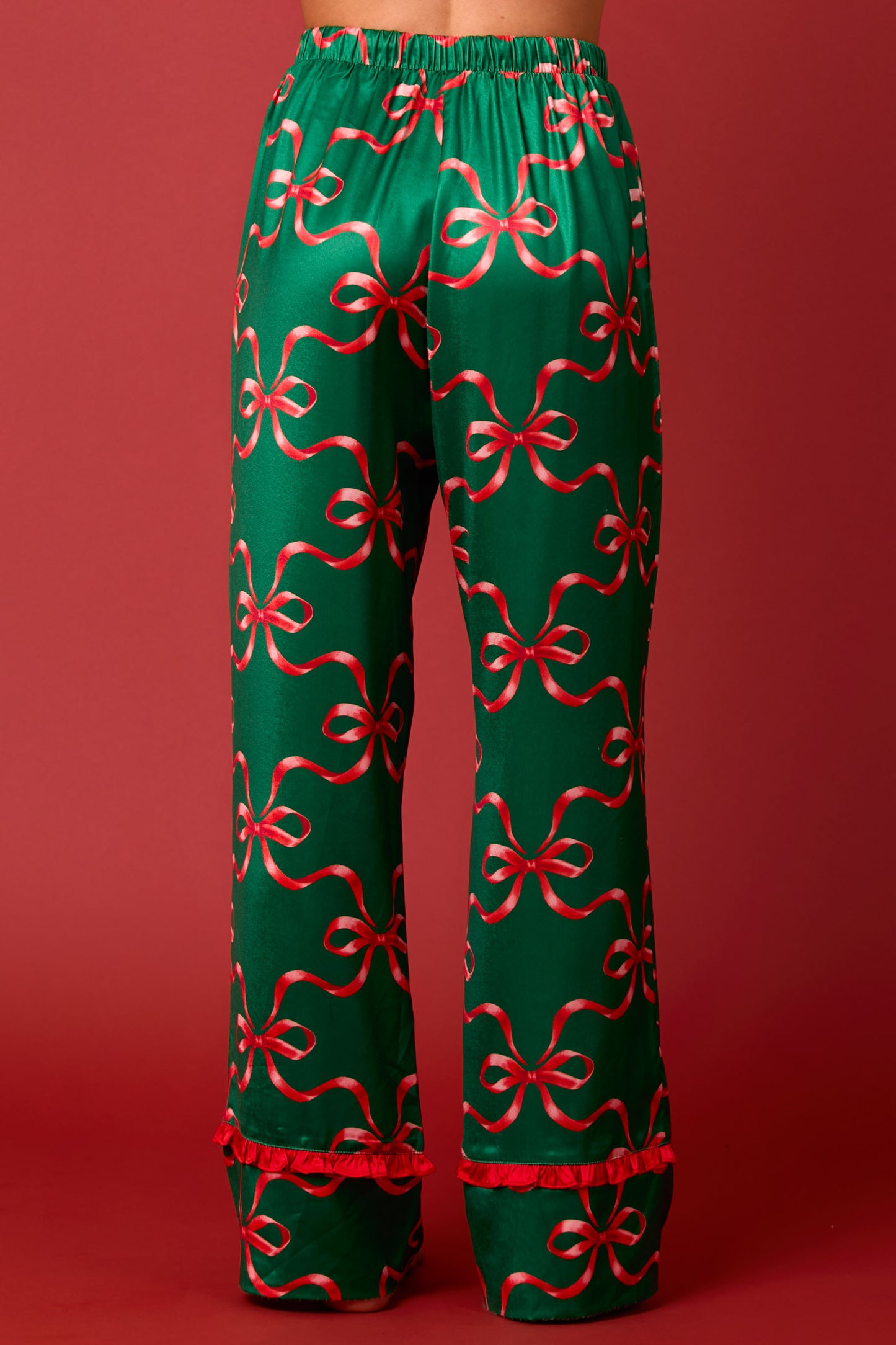 Red & Green Bow Pajamas PREORDER