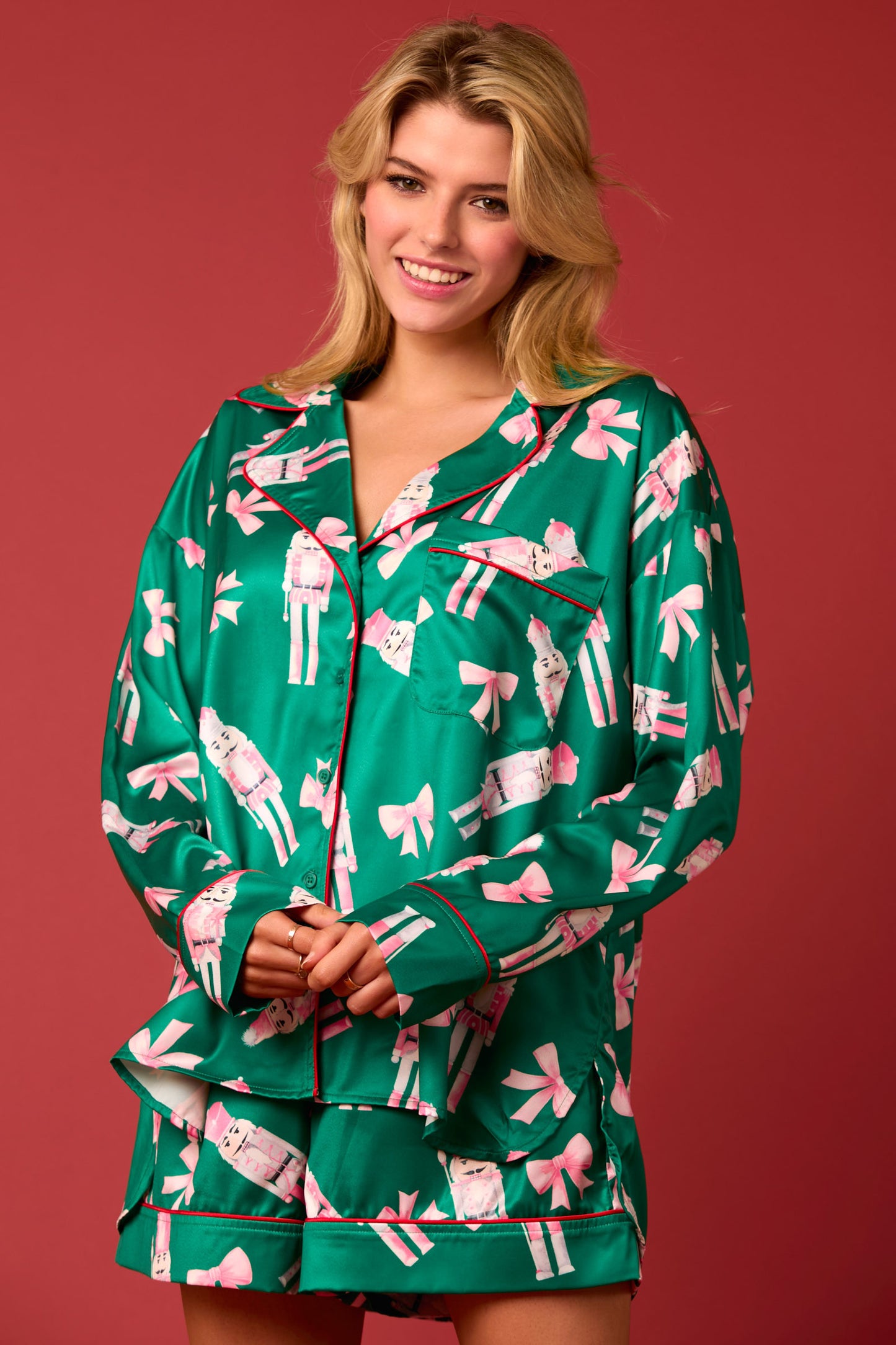 Green & Pink  Nutcracker Pajamas  PREORDER