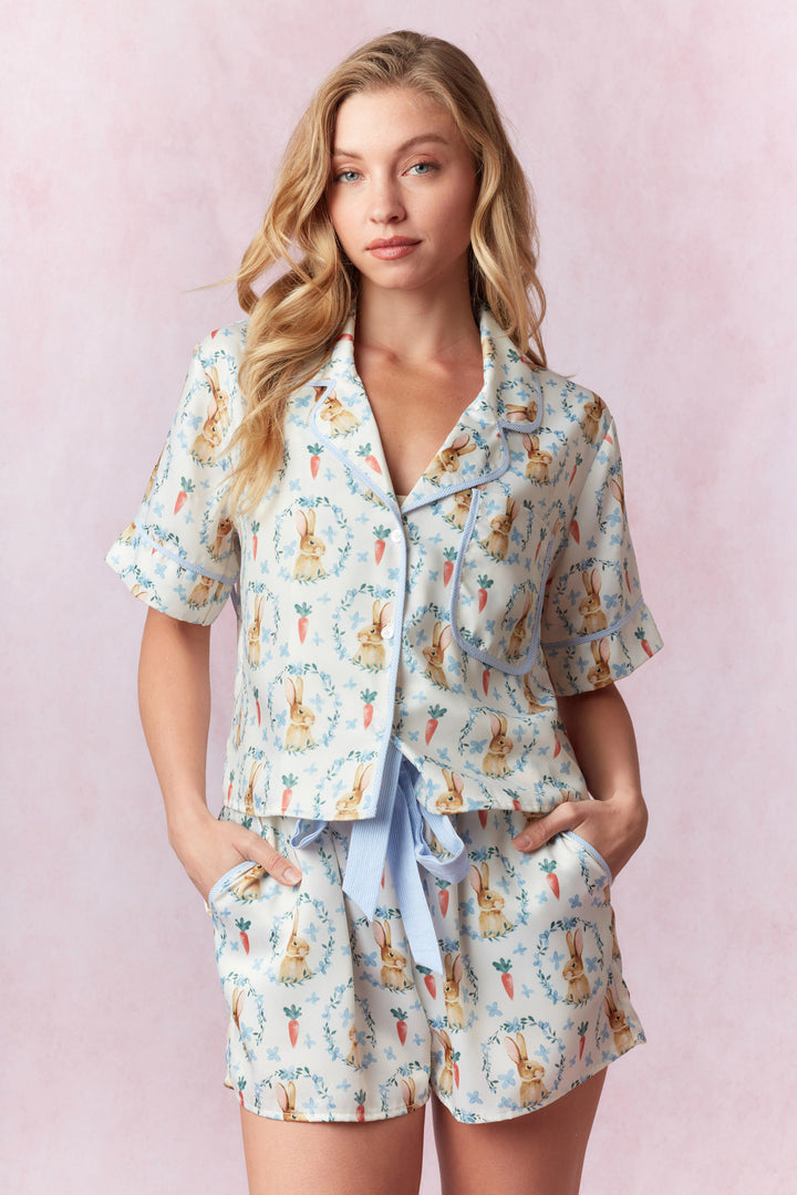 Cottontail Bunny Pajama Set (ships 1 week)