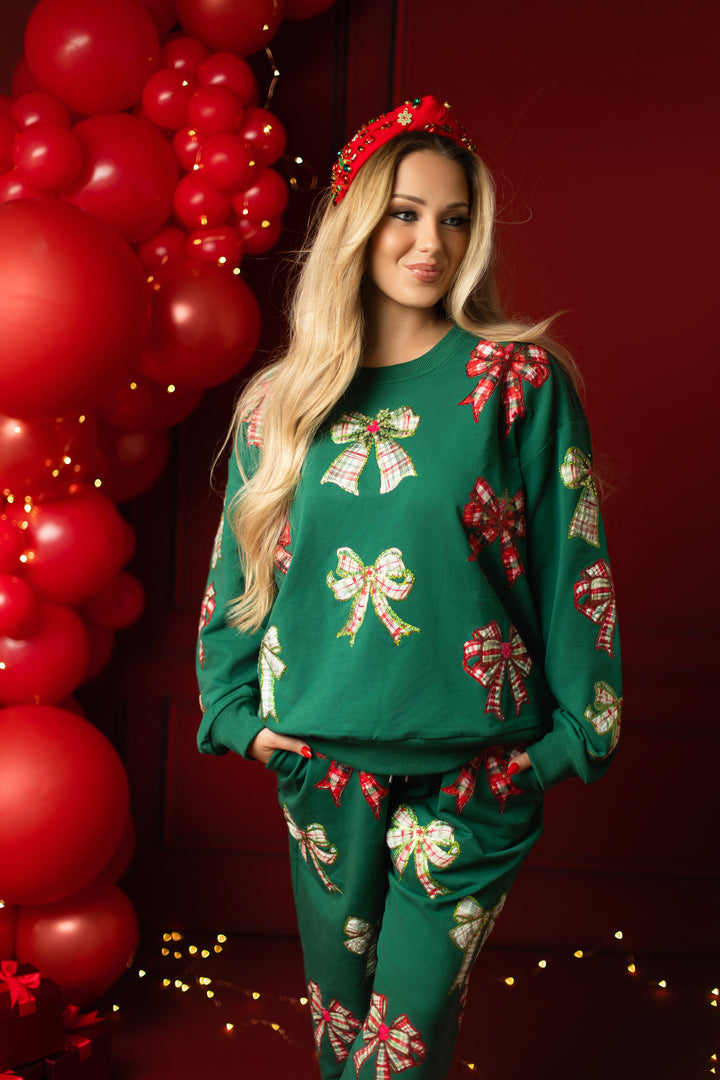Holiday Present Bow Top  (PREORDER)
