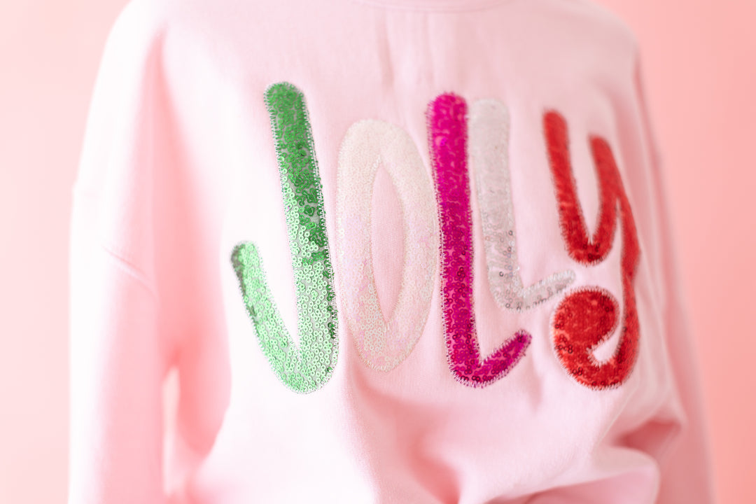 Jolly  Pink Sequin Top