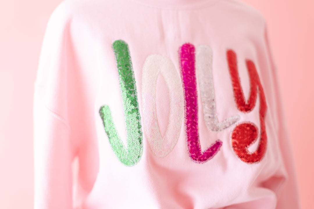 Jolly  Pink Sequin Top