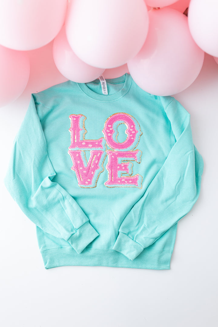 Love Mint Pullover (ships 1 week)