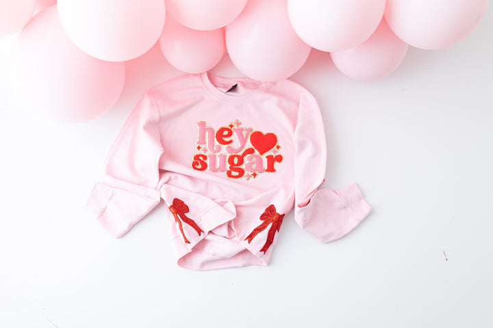 Hey Sugar Pullover with side bows (ships 1 week)