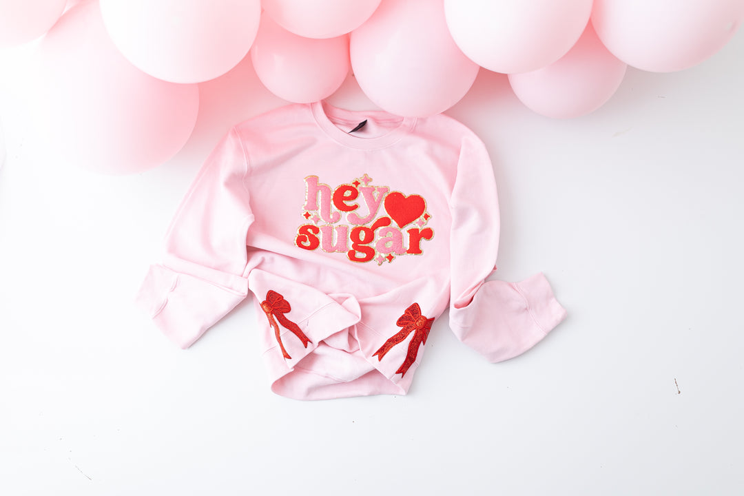 Hey Sugar Pullover with side bows (ships 1 week)