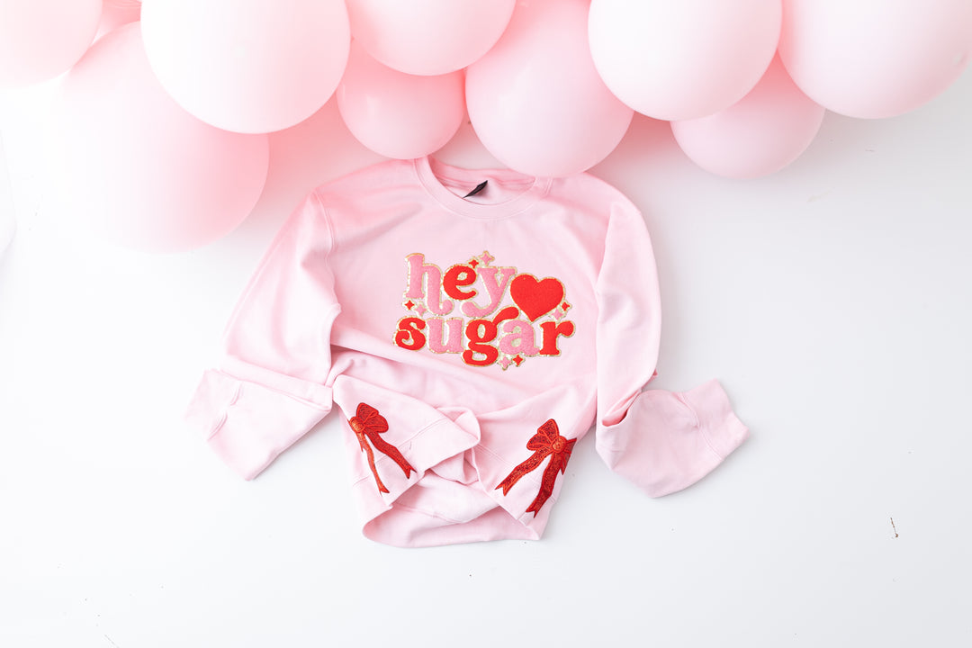 Hey Sugar Pullover with side bows (ships 1 week)