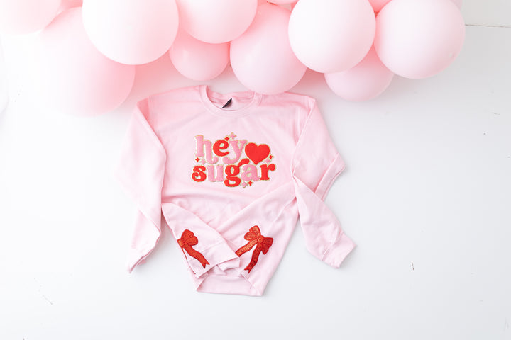 Hey Sugar Pullover with side bows (ships 1 week)