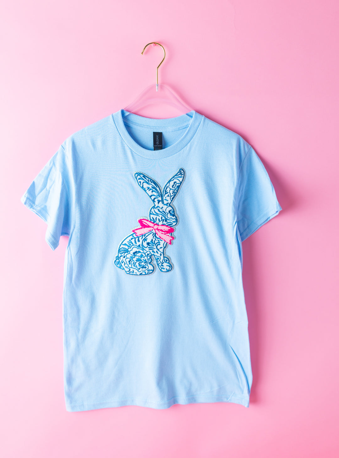 DEAL OF THE DAY Grand Millennial Easter Bunny with Bow Tshirt (ships 1 week) DEAL OF THE DAY