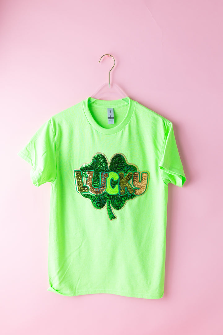 Lucky Clover Green & Gold Shirt