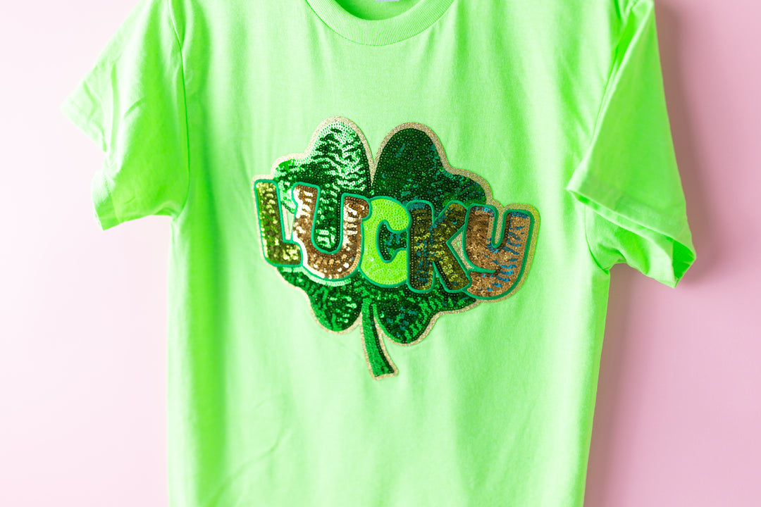 Lucky Clover Green & Gold Shirt