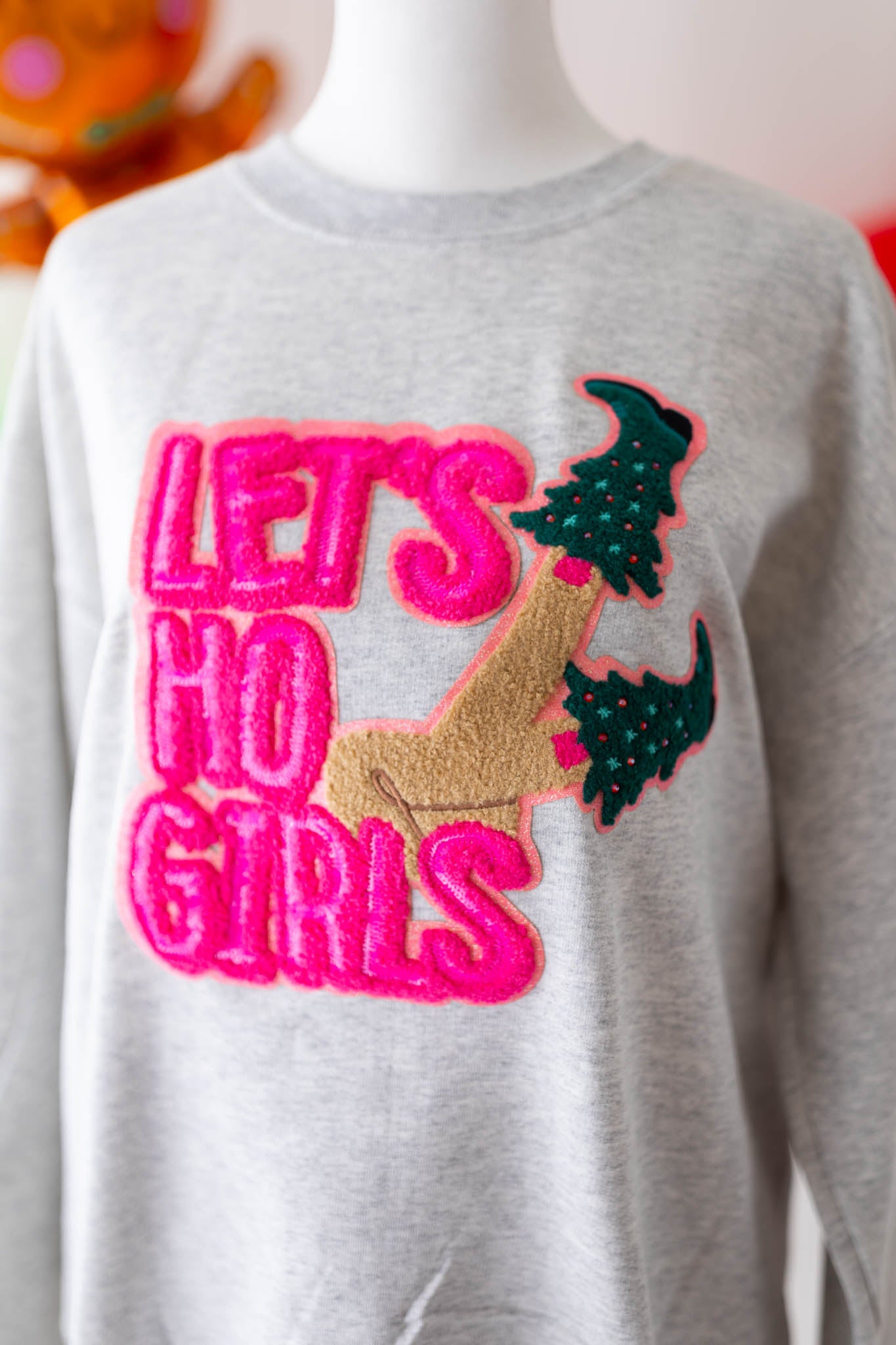 Let's Ho Girls Light Gray Ready to Ship