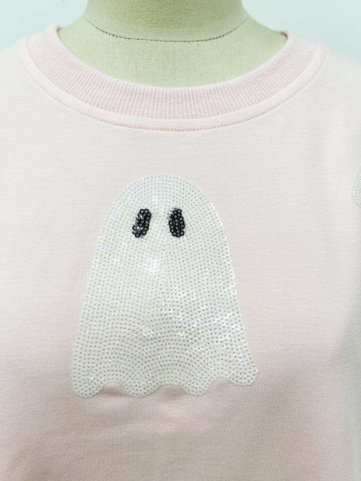 IRIDESCENT GIRLY GHOST PINK PULLOVER (PREORDER)