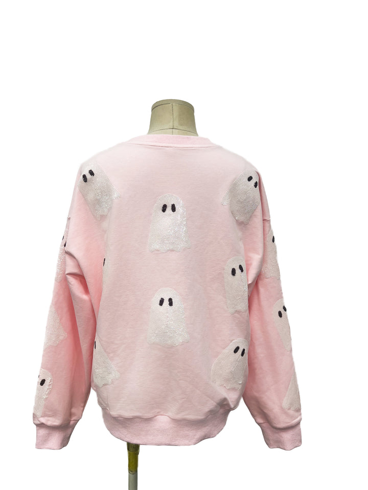 IRIDESCENT GIRLY GHOST PINK PULLOVER (PREORDER)
