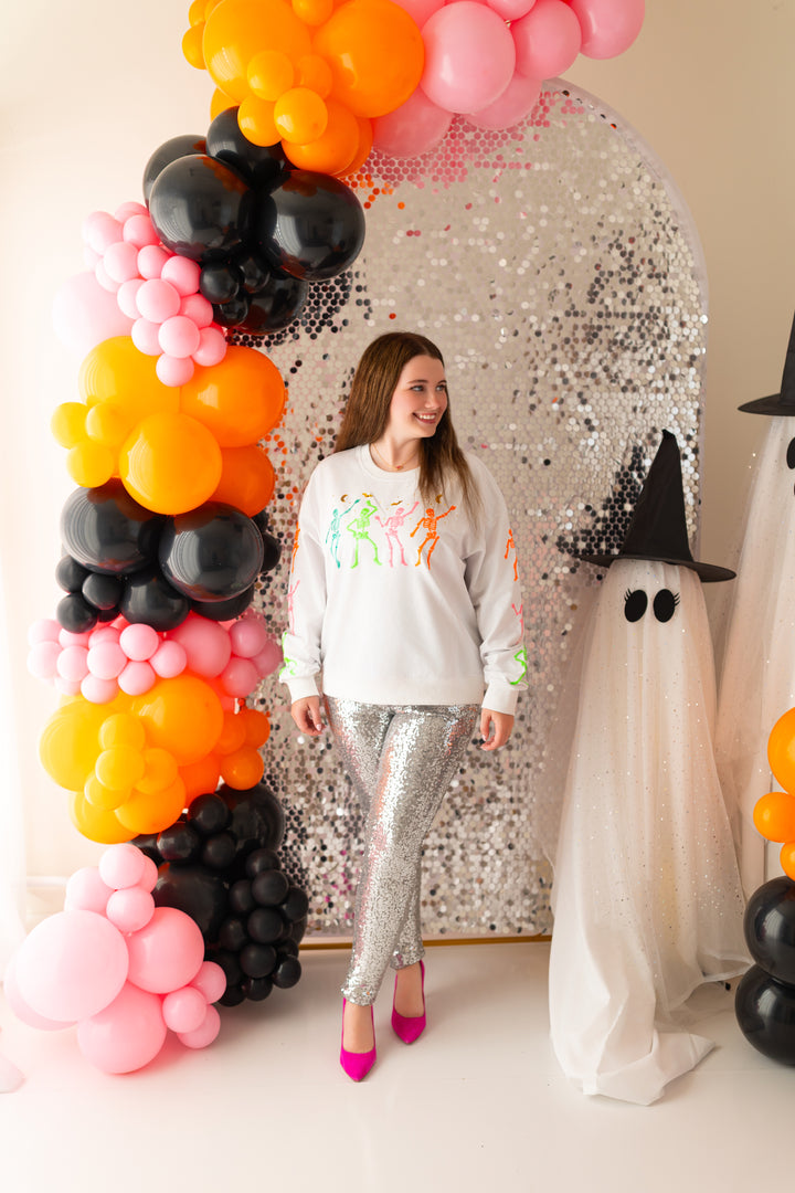 DANCING NEON SKELLY PULLOVER (PREORDER)