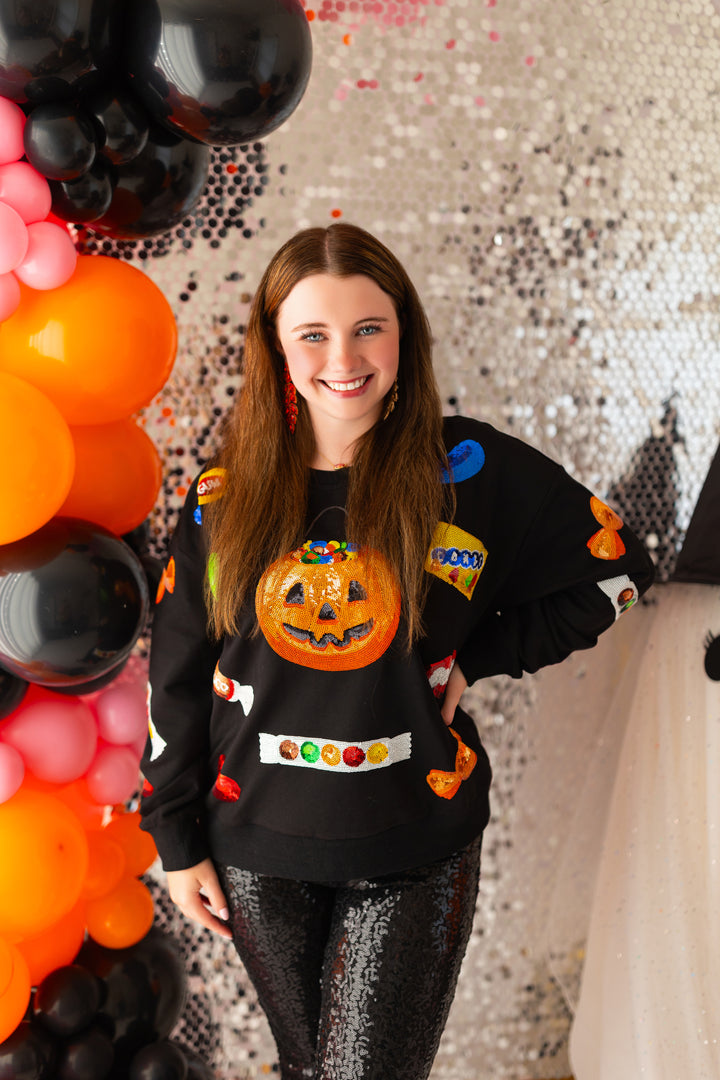 CANDY QUEEN BLACK PULLOVER (PREORDER)