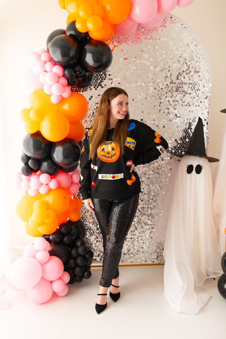 CANDY QUEEN BLACK PULLOVER (PREORDER)
