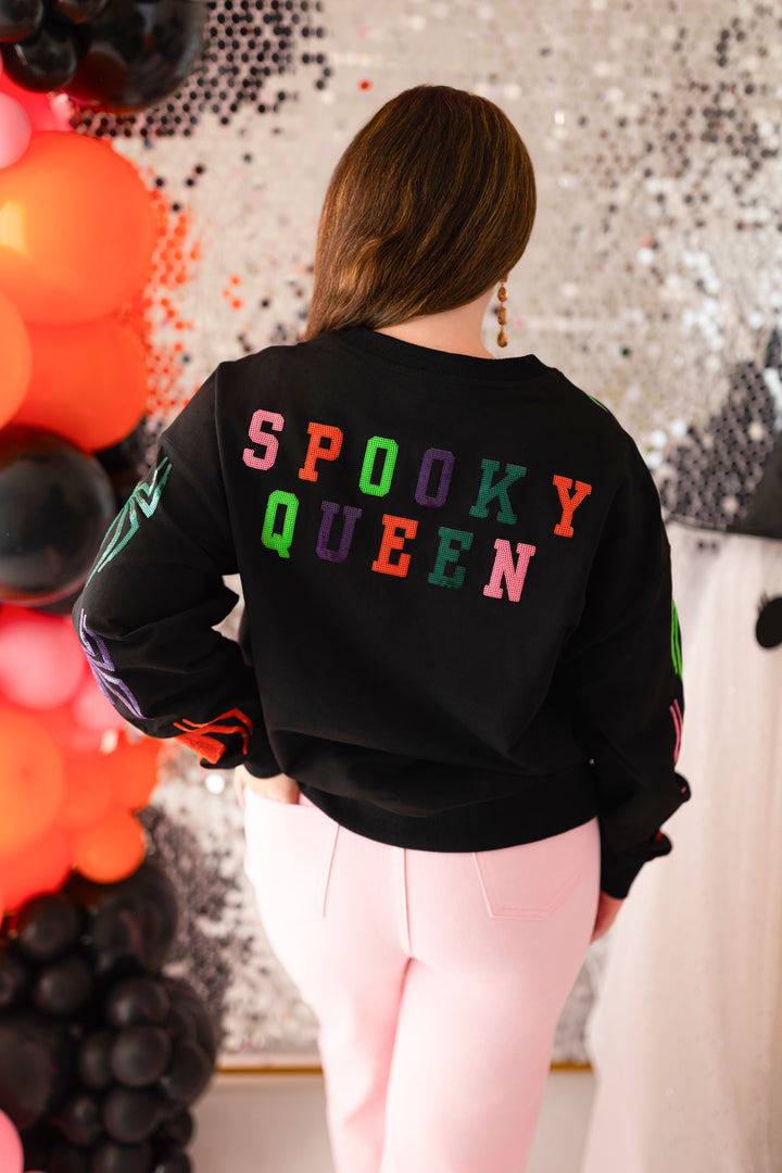 SPOOKY QUEEN WEB PULLOVER (PREORDER)