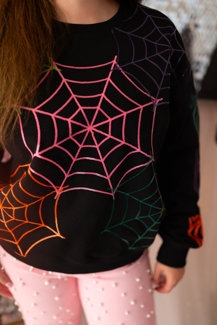 SPOOKY QUEEN WEB PULLOVER (PREORDER)
