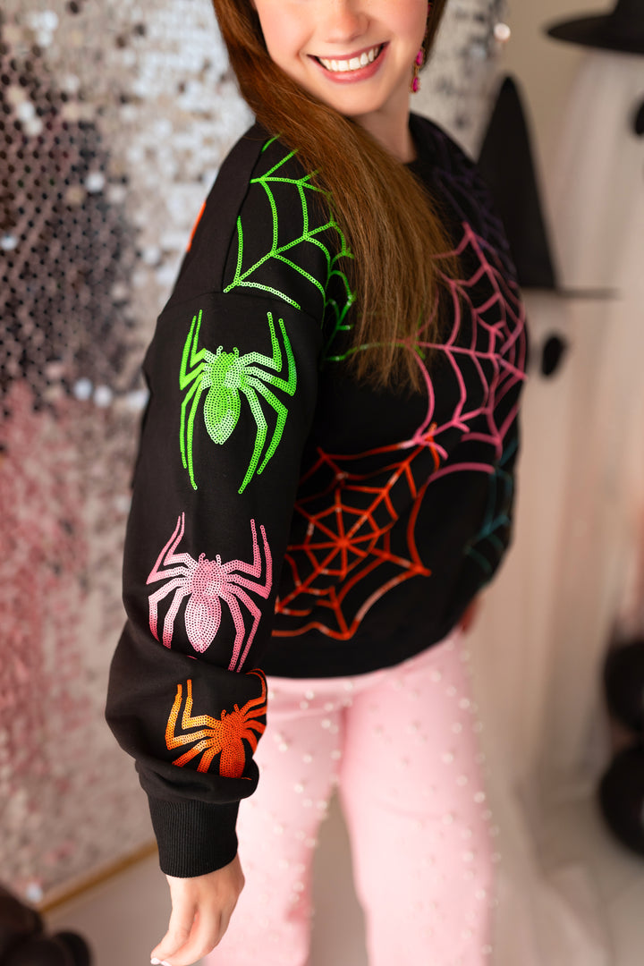 SPOOKY QUEEN WEB PULLOVER (PREORDER)