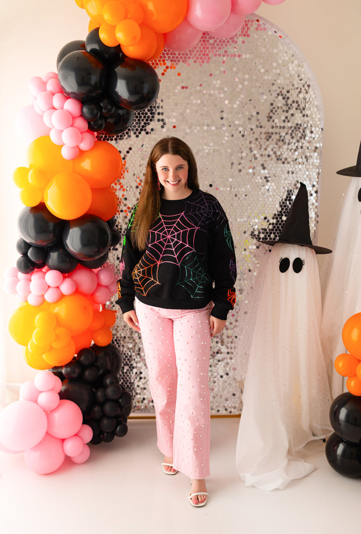 SPOOKY QUEEN WEB PULLOVER (PREORDER)