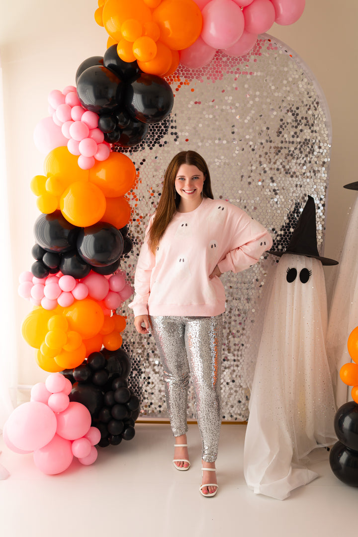 IRIDESCENT GIRLY GHOST PINK PULLOVER (PREORDER)