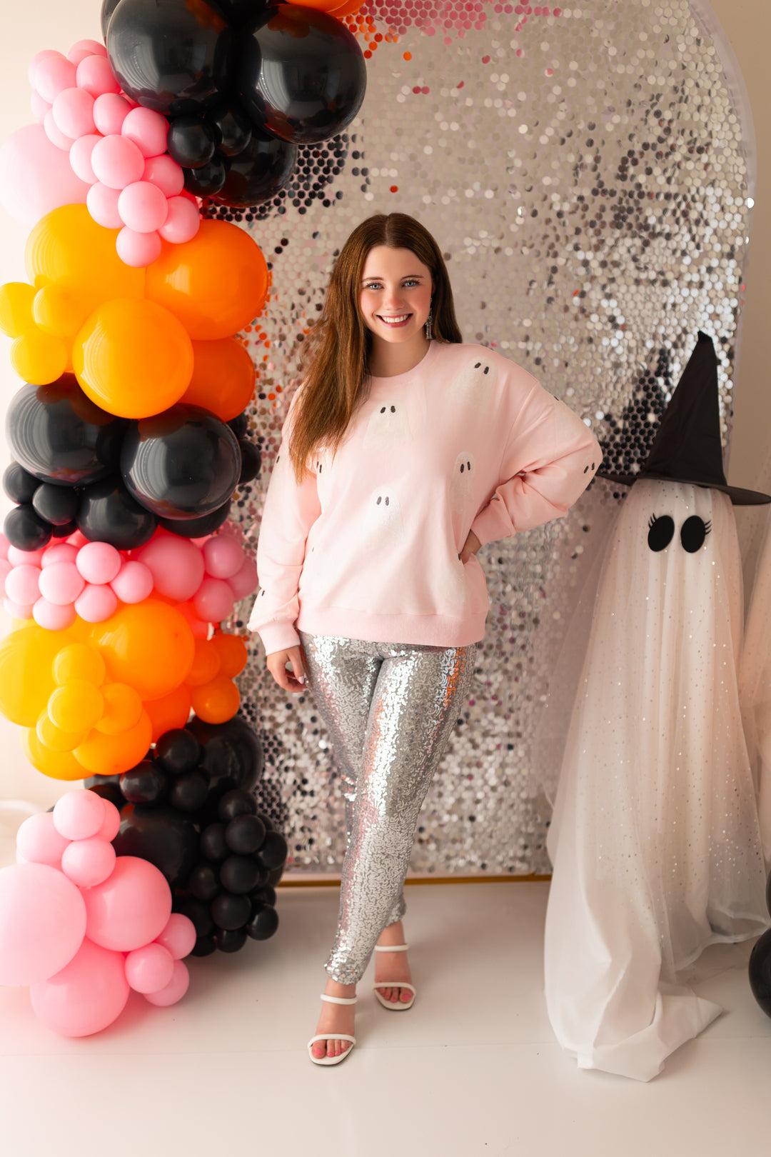 IRIDESCENT GIRLY GHOST PINK PULLOVER (PREORDER)