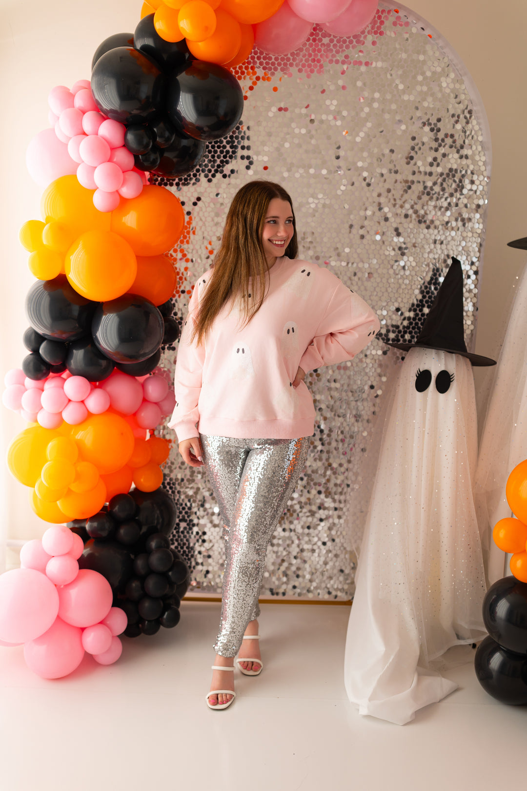 IRIDESCENT GIRLY GHOST PINK PULLOVER (PREORDER)