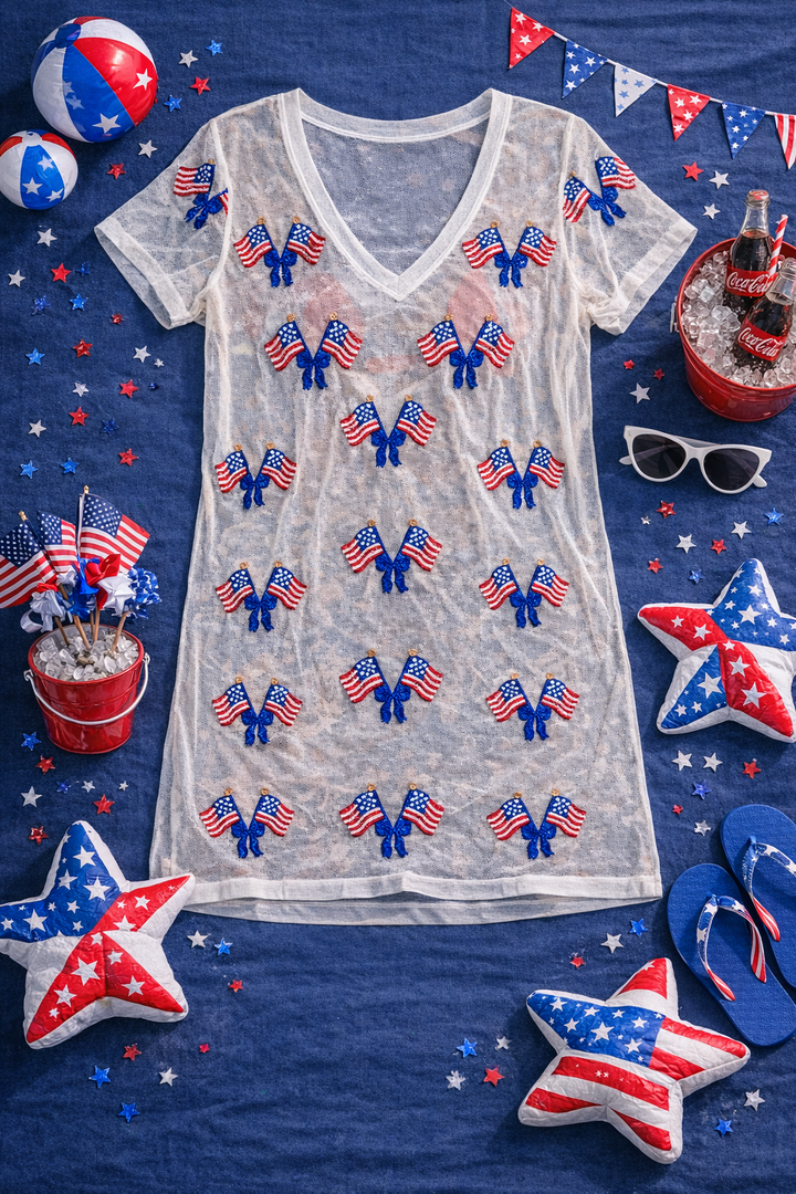 MESH FLAG COVERUP (PREORDER)