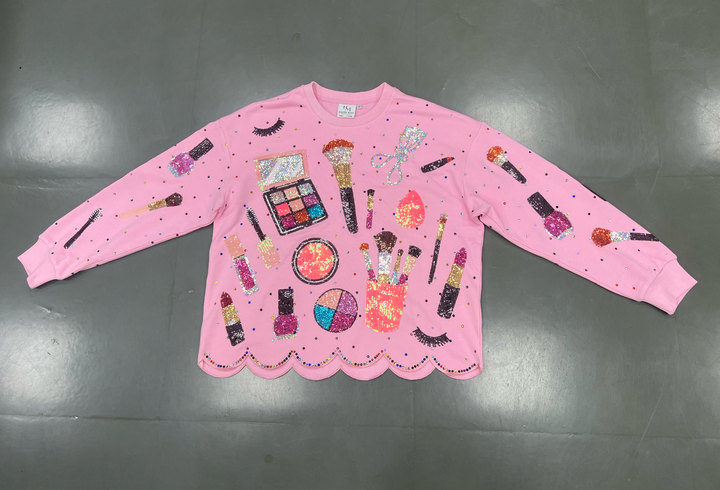 Pink Makeup Babe Pullover (PREORDER)