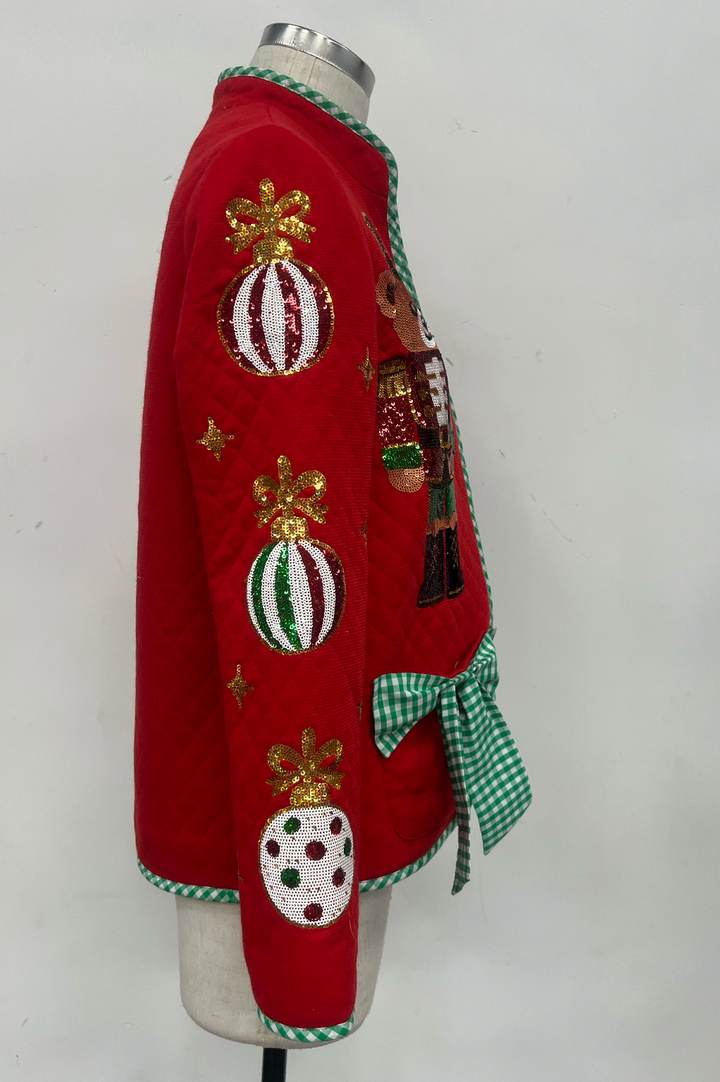 CHEERFUL TEDDY NUTCRACKER JACKET  (PREORDER)