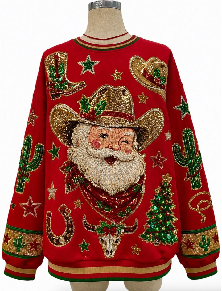 COWBOY SANTA PULLOVER (PREORDER)