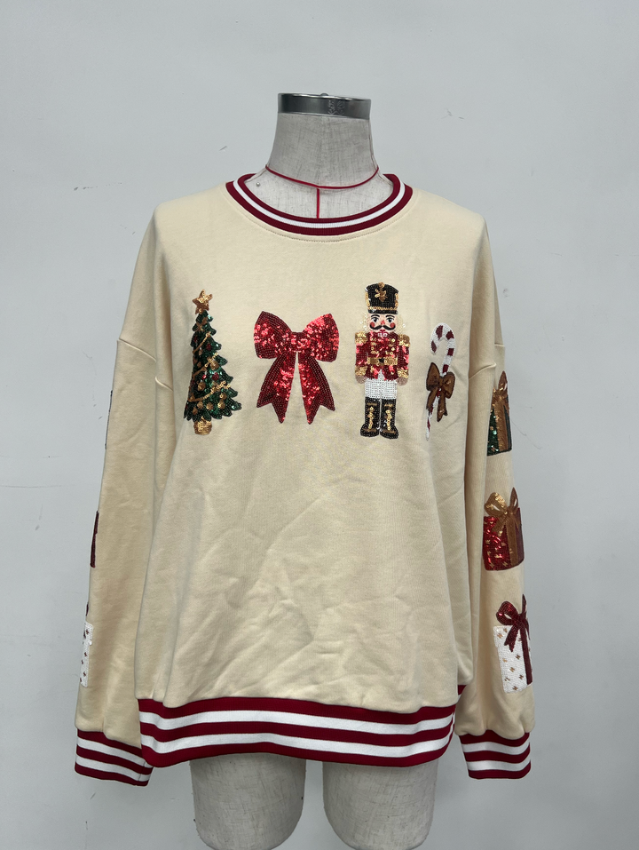 TIS THE SEASON IVORY PULLOVER (PREORDER)