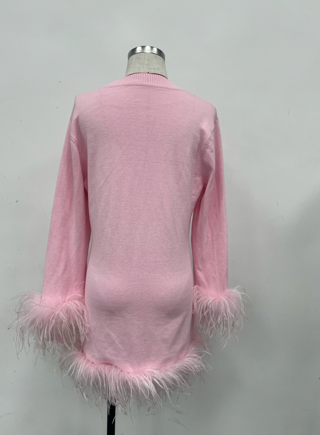 PASTEL NUTCRACKER SWEATER FEATHER DRESS (PREORDER)