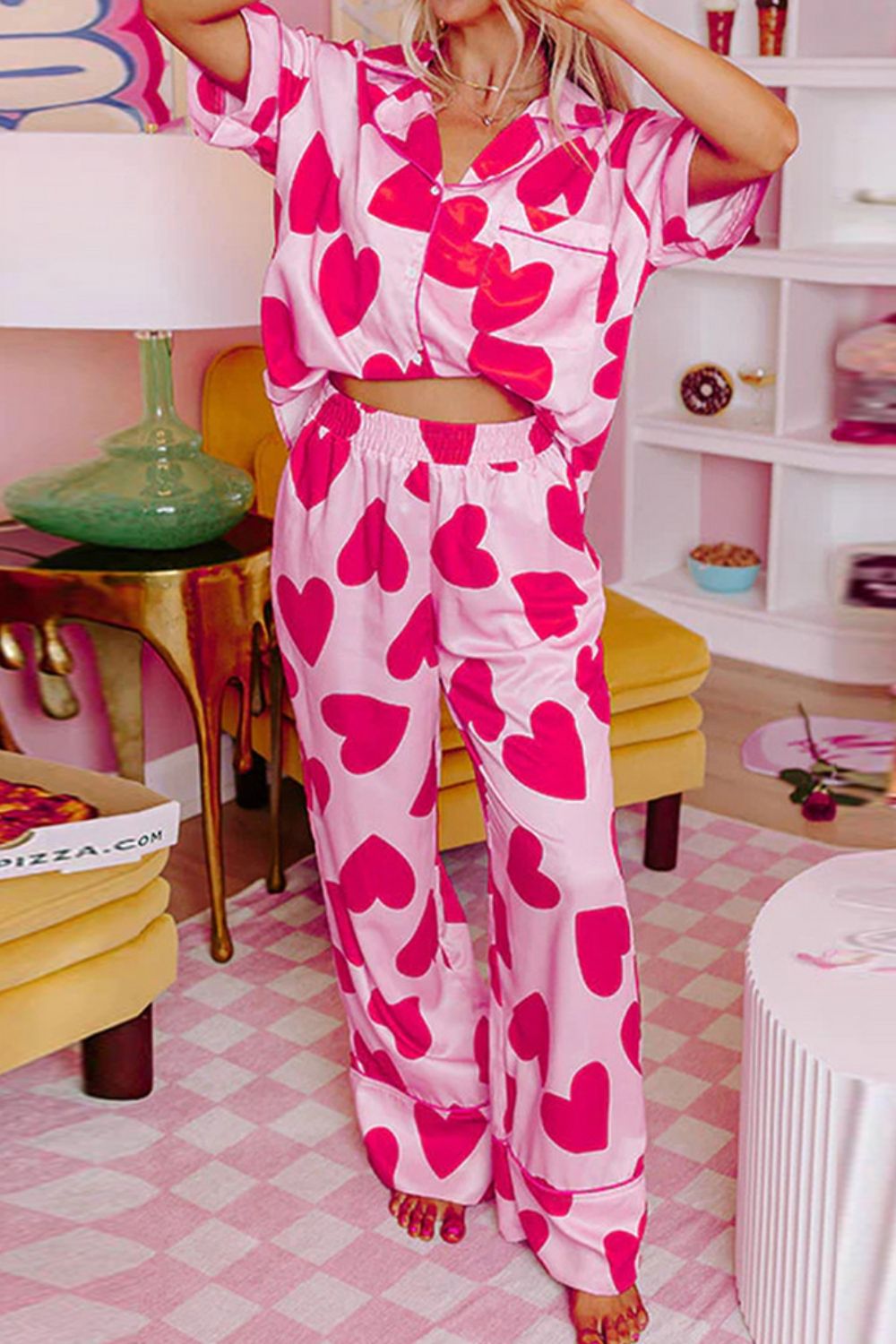 Be my Valentine Heart Pajama Set (ships 1-2 weeks)