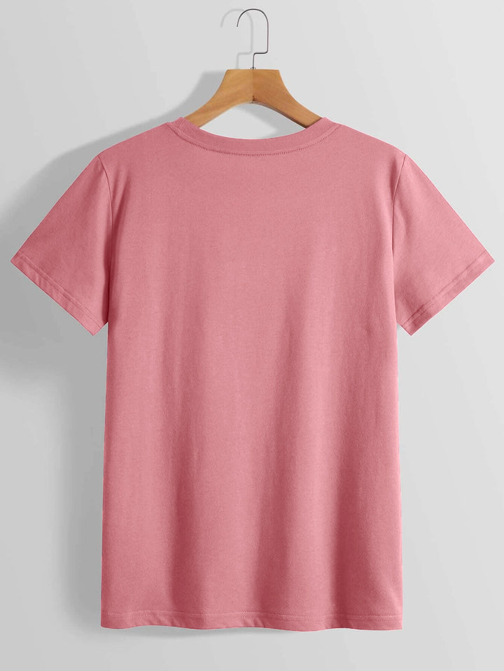 Lucky Clover Round Neck T-Shirt ships 1-2 weeks