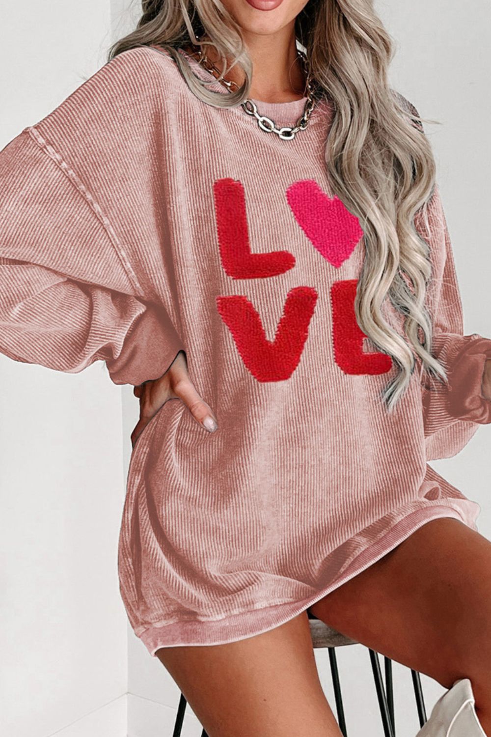 Love sweatshirt ships 2-3 weeks