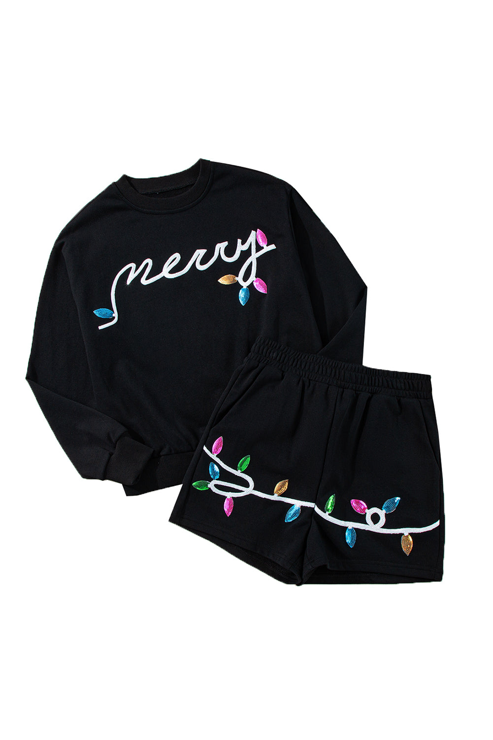 Sequin Merry Set BLACK (ships 2-3weeks)