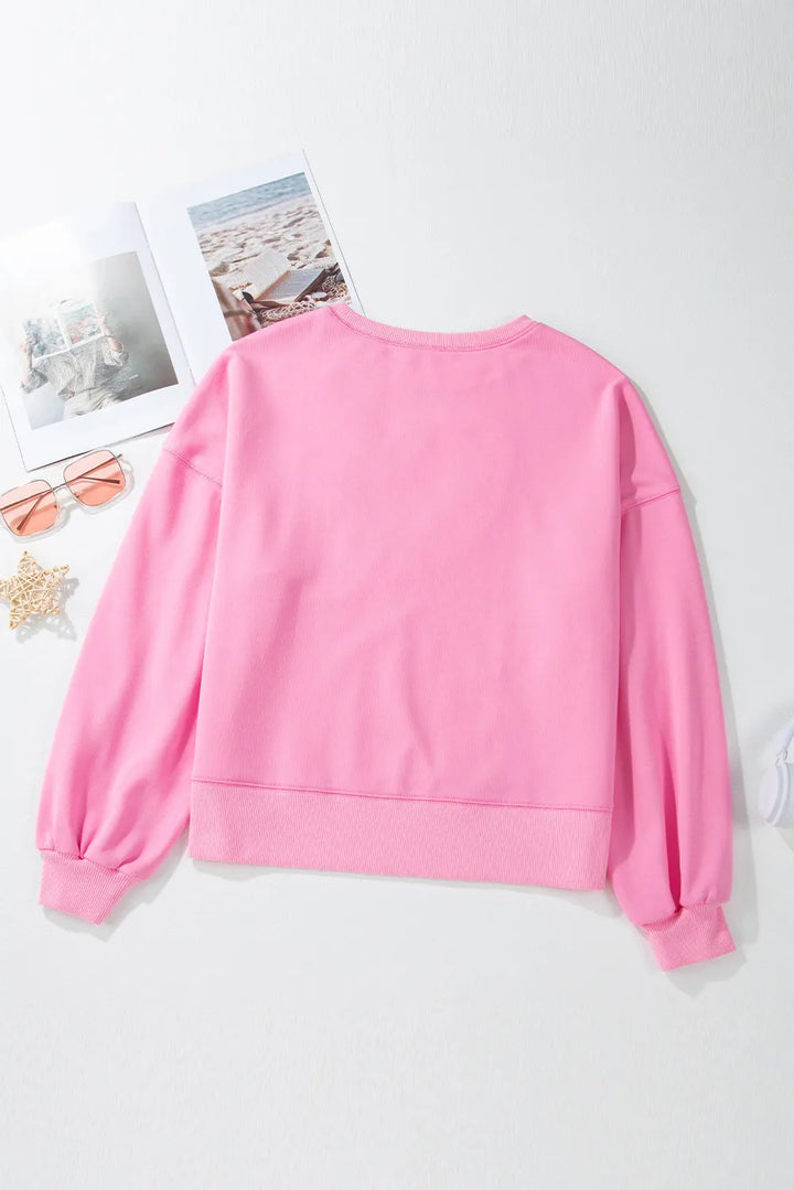 Touch Down Pink Pullover (ships 1-2 weeks)