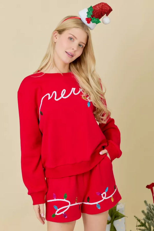 Sequin Merry Red Set