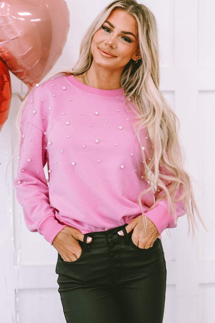 Bubblegum pearl pullover ships 1-2 weeks