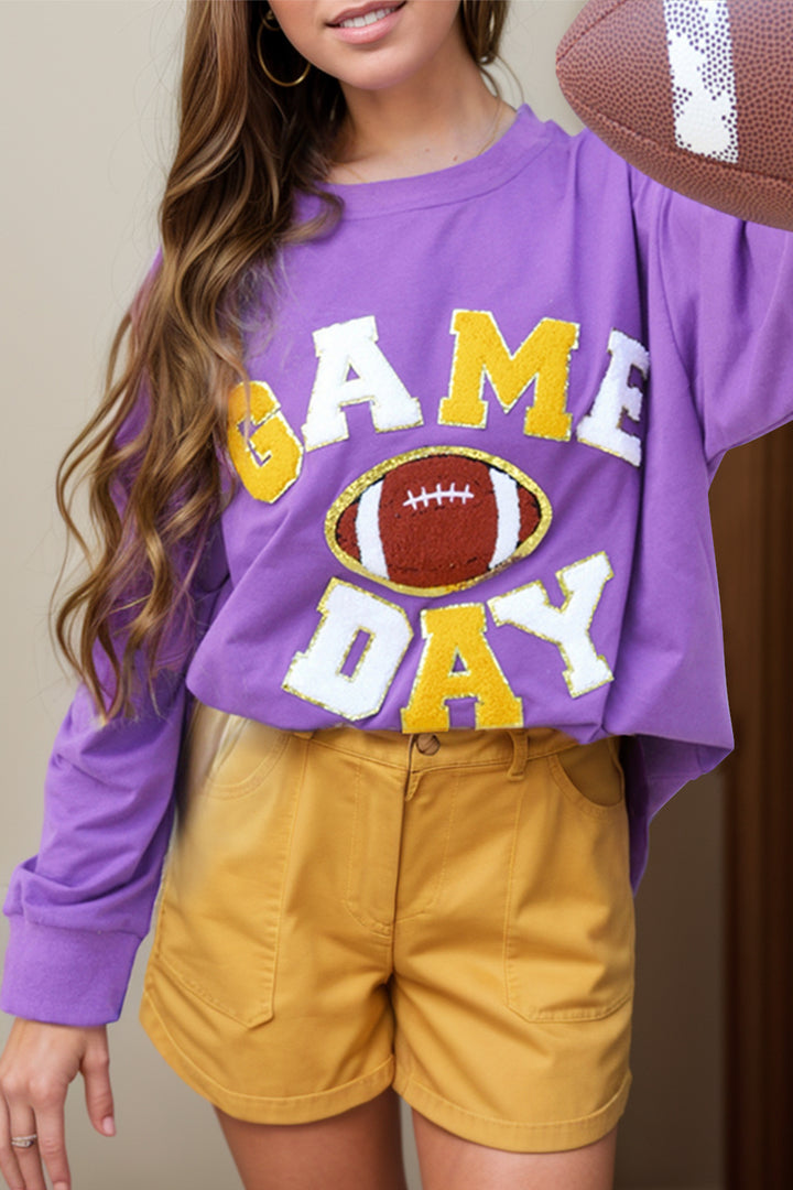 GAME DAY Football Long Sleeve Sweatshirt (ships 1-2 weeks)