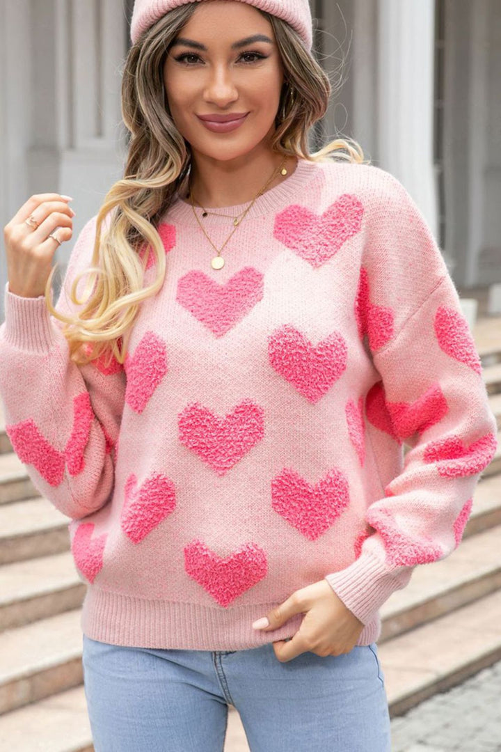 Valentine's Day Heart sweater ships 1-2 weeks