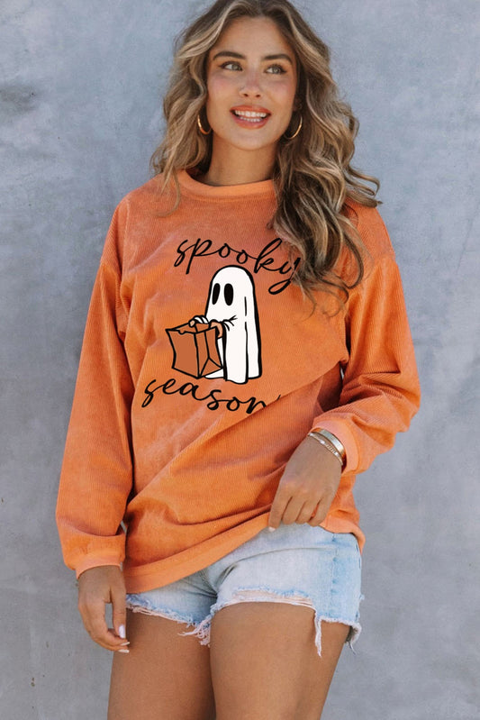 SPOOKY SEASON Graphic Sweatshirt (ships in 2 weeks)