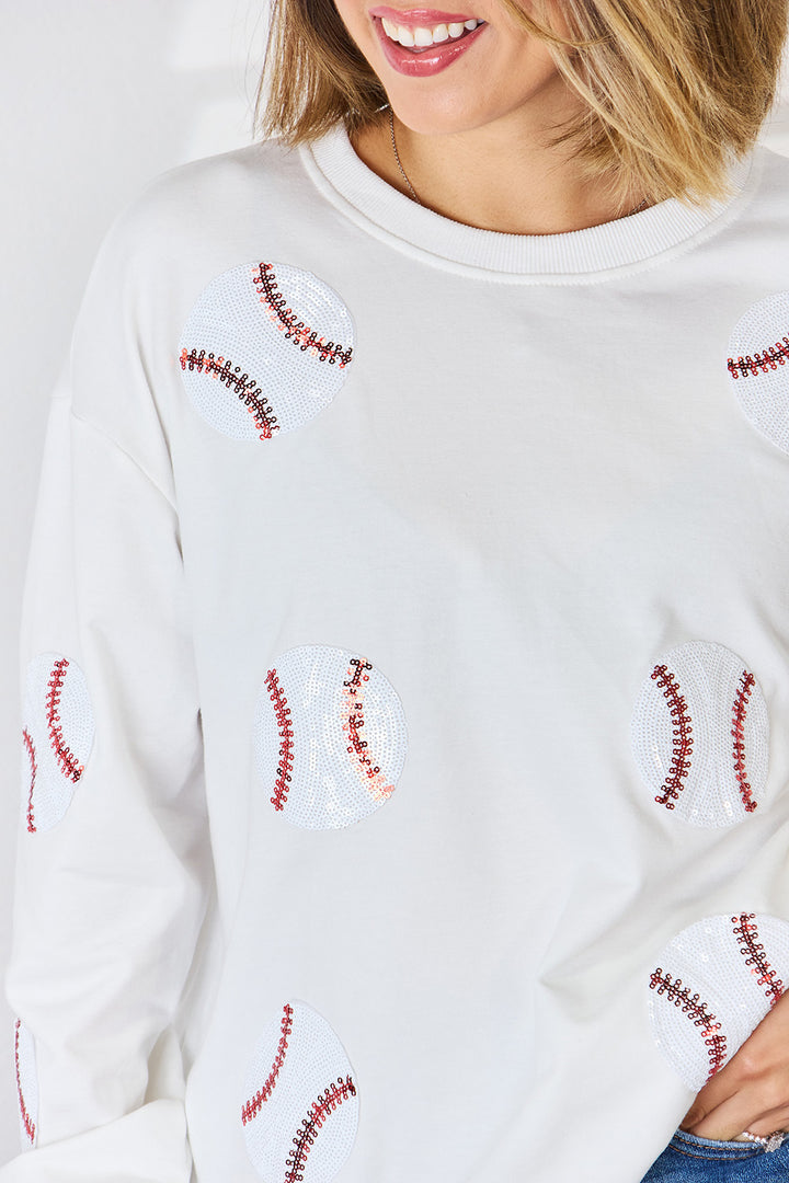 Sequin Baseball Shirt (ships 1-2 weeks)