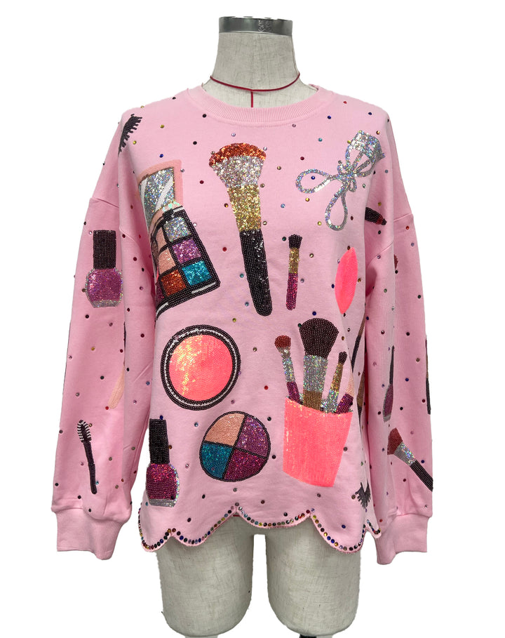 Pink Makeup Babe Pullover (PREORDER)
