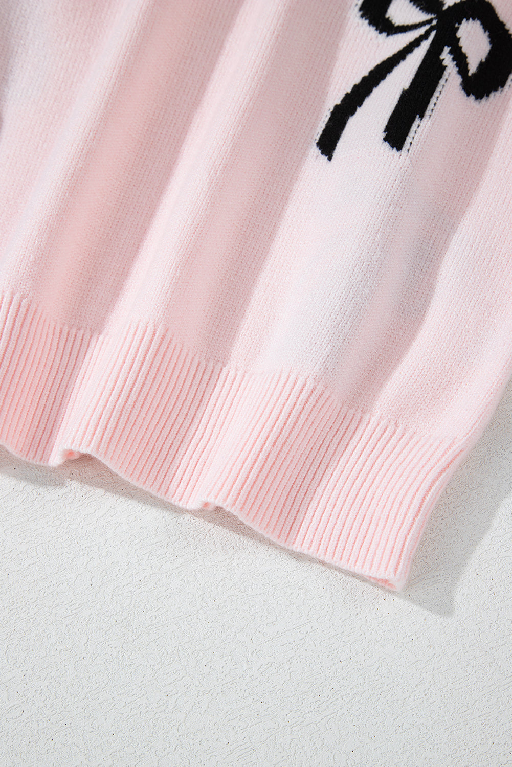 Baby Pink Bow Sweater (ships 1-2 weeks)