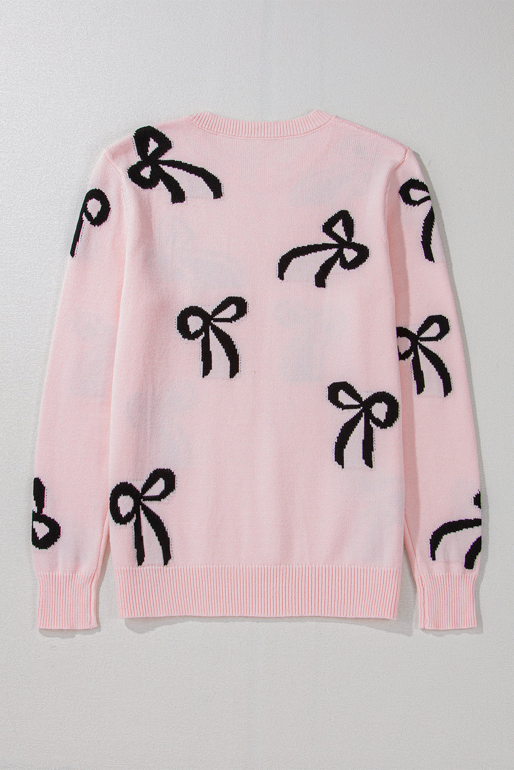 Baby Pink Bow Sweater (ships 1-2 weeks)